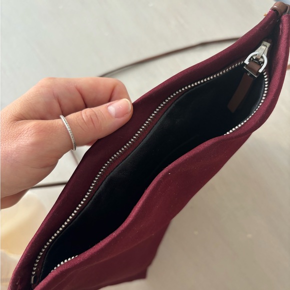 The Row Burgundy Silk Medicine Pouch - Picture 9 of 11